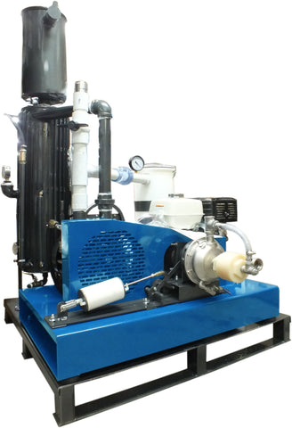 Hydrovac vacuum pump 30 to 105 CFM (Gasoline) 3000 to 10 000 taps 48" * 48"