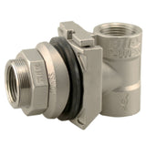 Vertical releaser with pump in thermoplastic and manifold