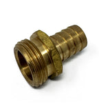 Adapter brass barb * male hose gh