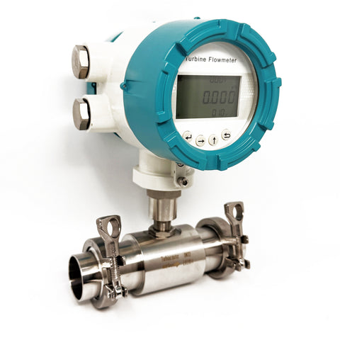 Débitmètre SS316 6.6 à 66GPM tri-clamp 24VDC 4-20MA RS485 *Démo*