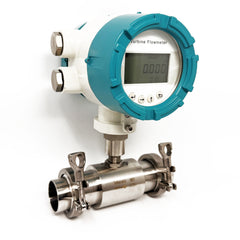 Débitmètre SS304 6.6 à 66GPM tri-clamp batterie