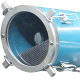 Vertical releaser with pump in thermoplastic and manifold